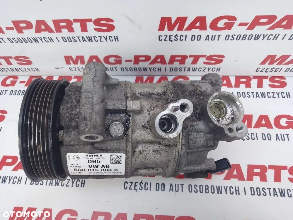 kompresor klimatyzacji sprężarka vw golf vii seat leon iii 5f0 audi a3 8v 2.0 tdi 5q0816803b - 3