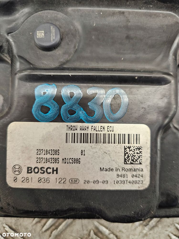 komputer sterownik silnika renault trafic 2.0 20r 237104330s - 2