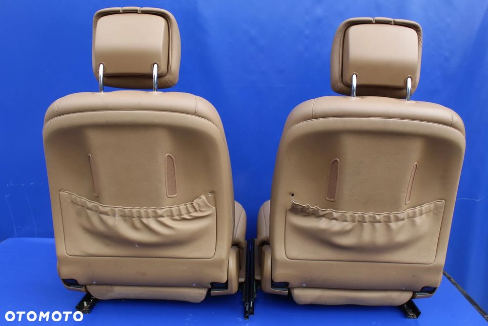 Fotele dynamiczne wentylowane masaże brąz OE Mercedes W221 - 18