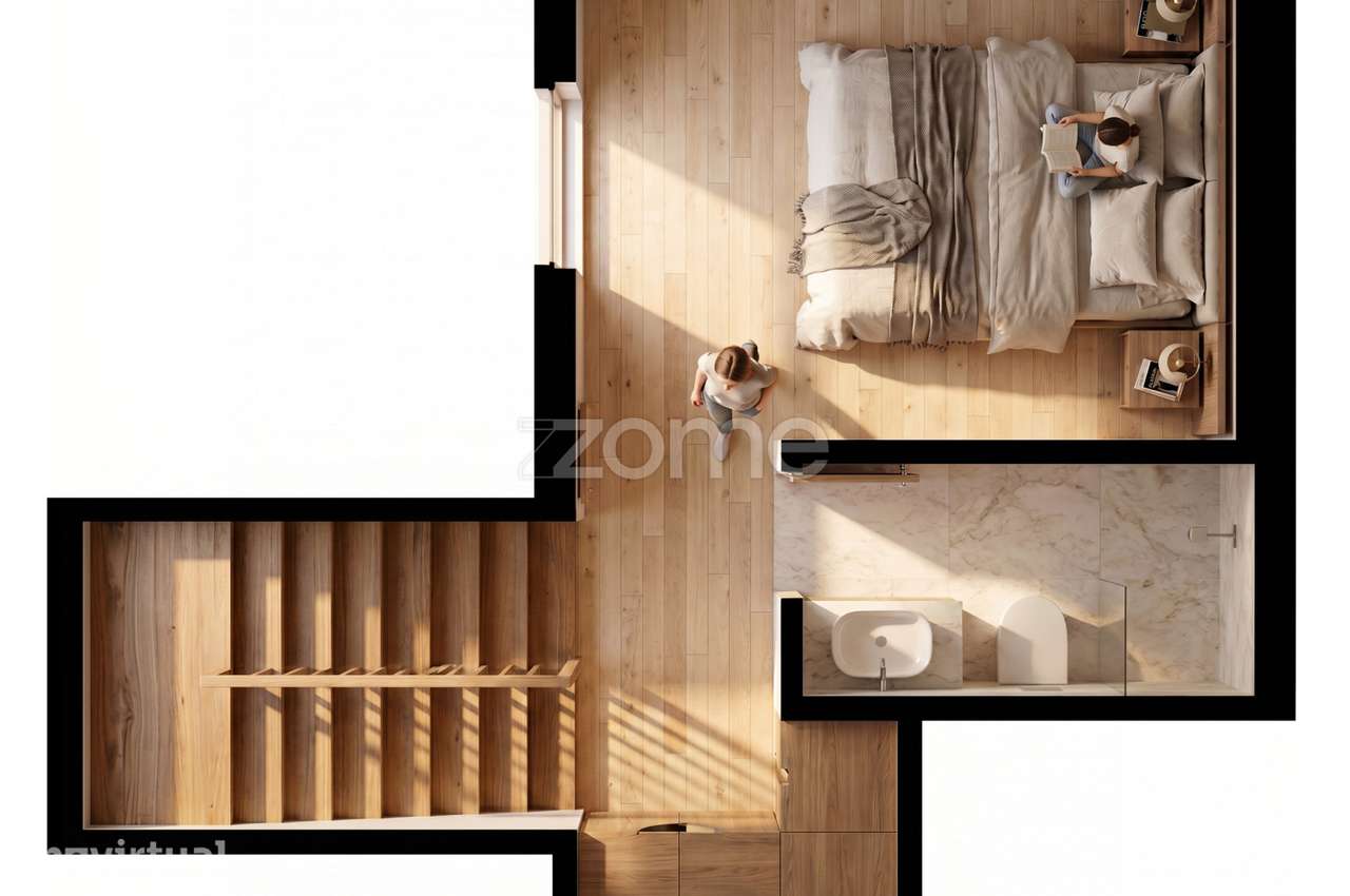 Apartamento T3 Duplex novo, em Aldoar. - Grande imagem: 5/15