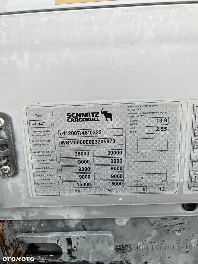 Schmitz Cargobull 2015 firanka wzmacniana plandeka mało używana bogato wyposażona wron-pol - 11