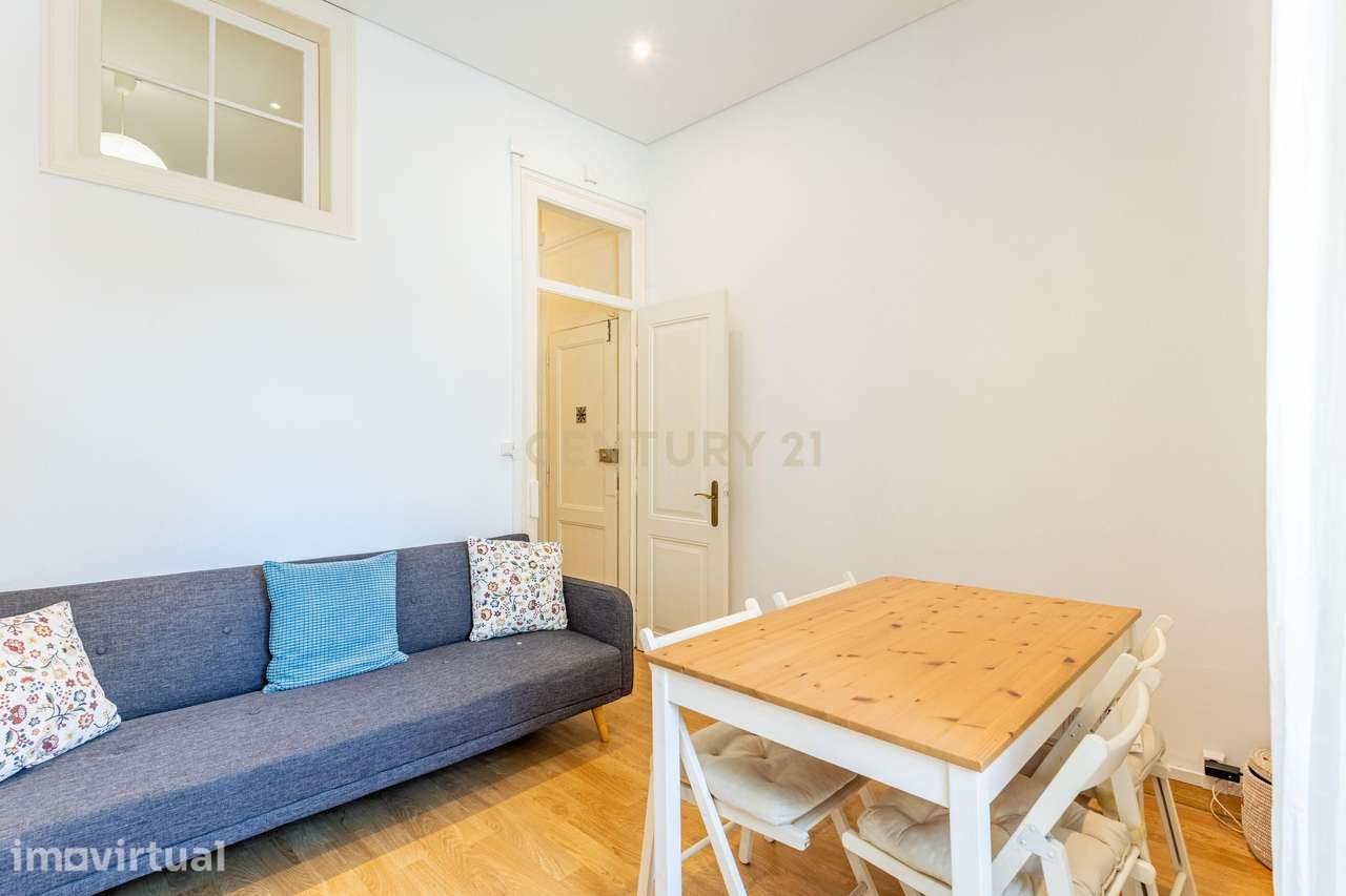 Apartamento T2 na Lapa com Vista para o Rio Tejo - Grande imagem: 4/26