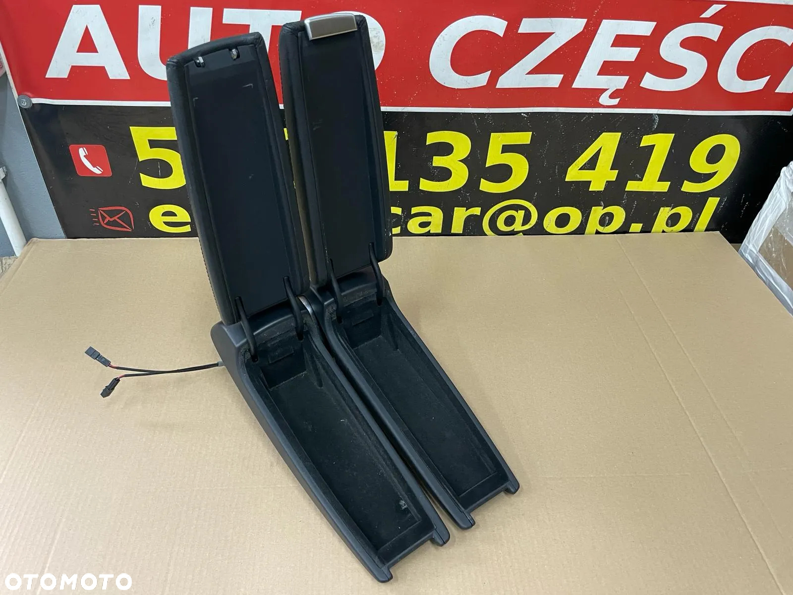 PODŁOKIETNIK CZARNA SKÓRA AUDI A8 D3 DRUGI LIFT - 5
