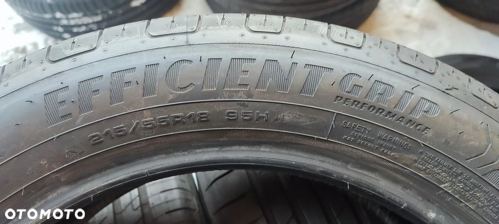 Opony Letnie GoodYear Efficient Grip 215/55/18 95H 2022r 4x7,8mm Demo Ideał !! Komplet Starogard Gdański - 13