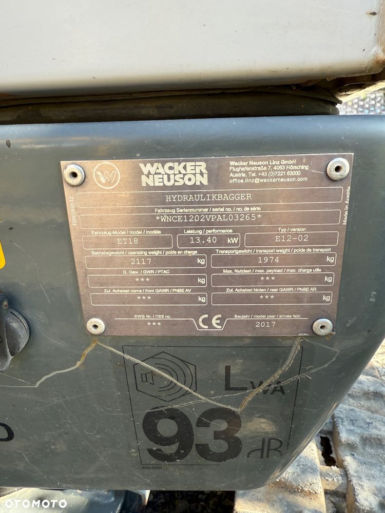 Wacker Neuson ET18 - 19