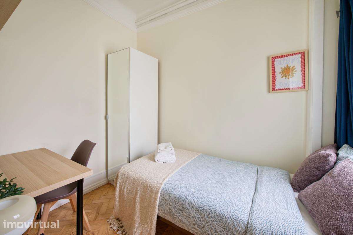 Quarto - localizado em Entrecampos Lisbon - Grande imagem: 4/36
