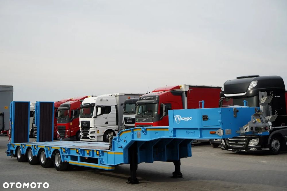 Inny KOMODO / KMD4 / NACZEPA LAWETA / NISKOPODWOZIE / OSIE SKRĘTNE / OŚ PODNOSZONA / NAJAZDY HYDRAULICZNE / - 9