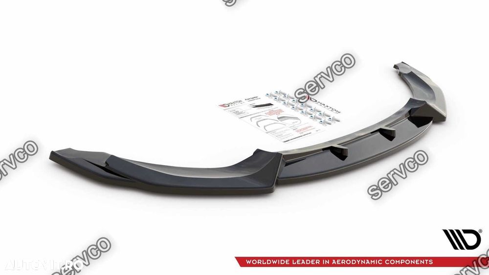 Prelungire splitter bara fata Bmw Seria M4 F82 2014- v2 Maxton Design - 4