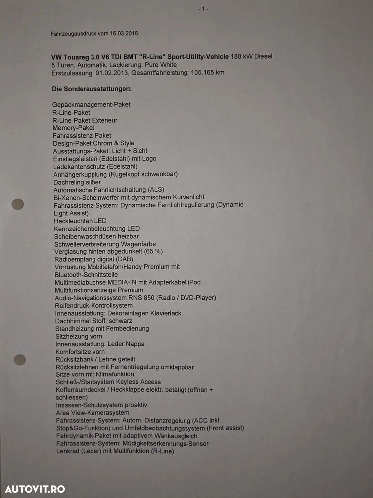 Volkswagen Touareg 3.0 V6 TDI Blue Motion DPF Automatik - 9