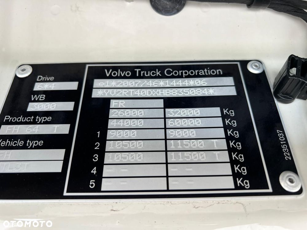 Volvo FH 500 / 6X4 / RETARDER / GLOBETROTTER XL / PEŁEN SERWIS / TOP - 39