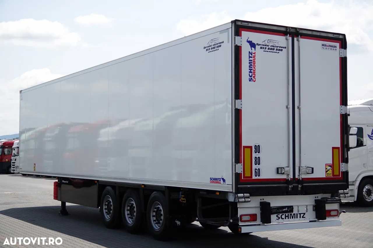Schmitz Cargobull FRIGIDER / TRANSPORT VECTOR 1550 UNITĂȚI / DOPPELSTOCK / AXĂ RIDICATĂ / COȘ PENTRU PALEȚI / 2022 - 6
