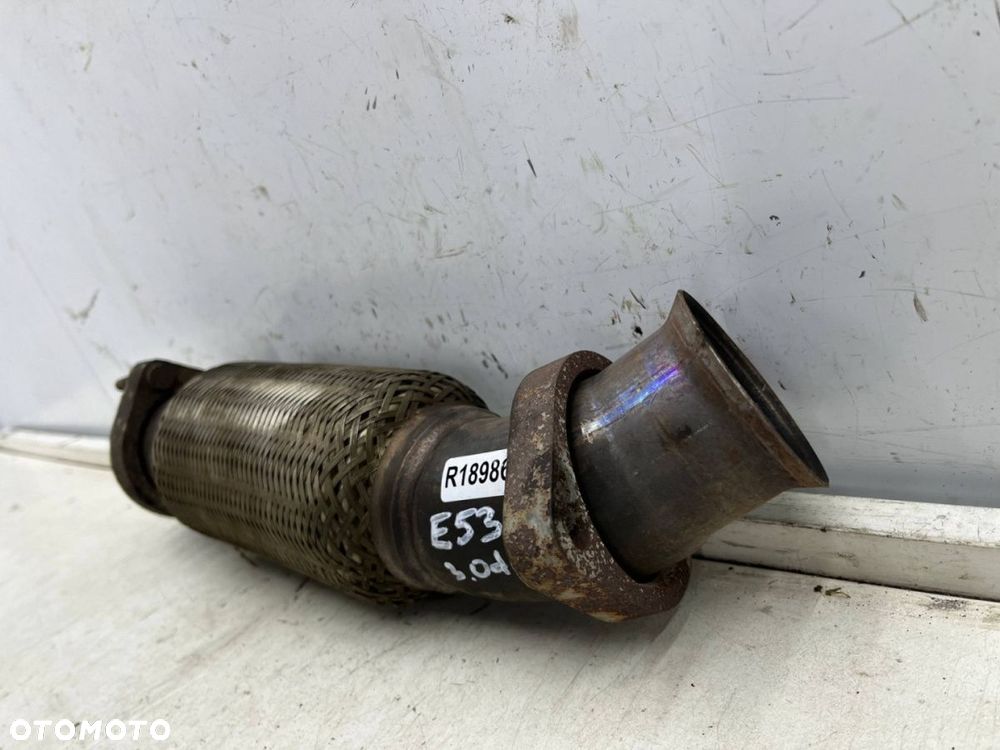 Wydech BMW X5 E53 99-03r. 3.0d M57 łącznik siatka elastyczna zlącze wydechu - 3