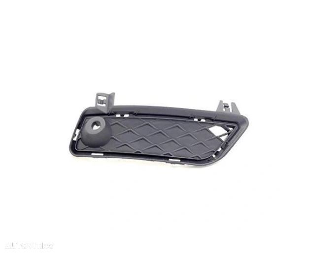 Grila bara Bmw X3 (F25), 11.2010-04.2014, Fata, partea Dreapta, cu gauri pentru Senzori de parcare (PDC); închis, Aftermarket - 1