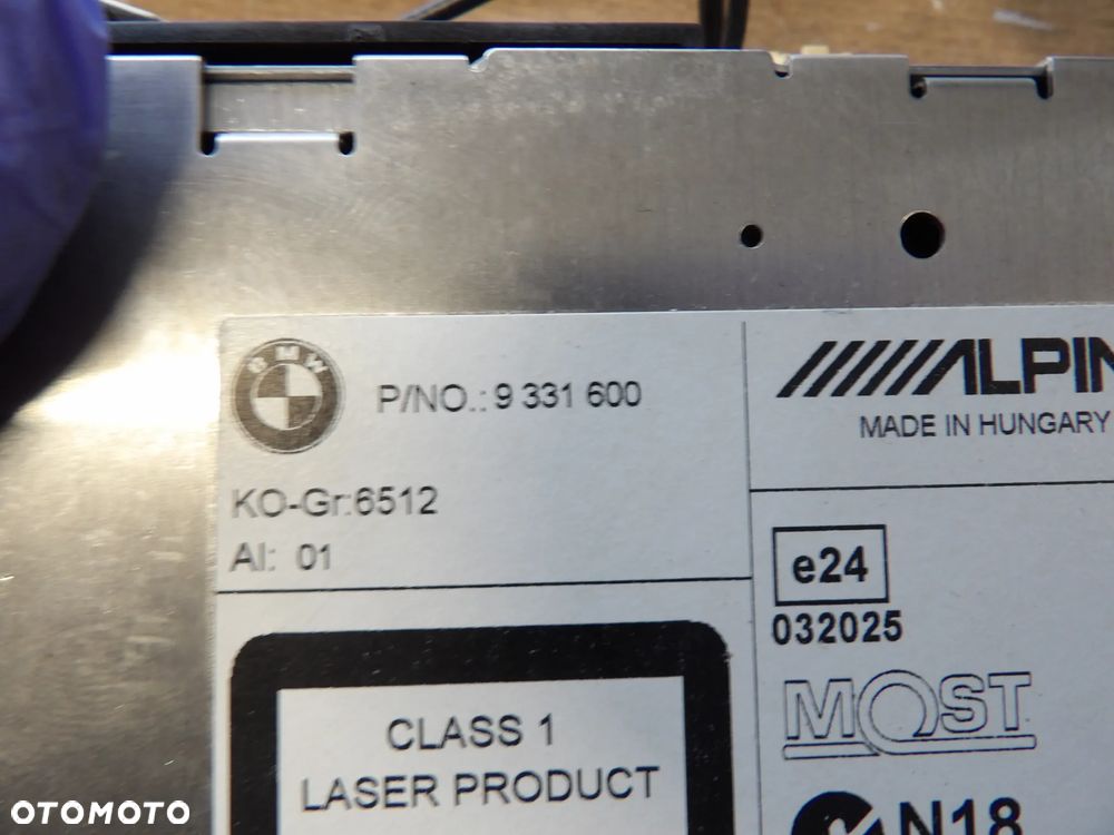 BMW - F31 - RADIOODTWARZACZ - CD - GPS - 9331600 - 3