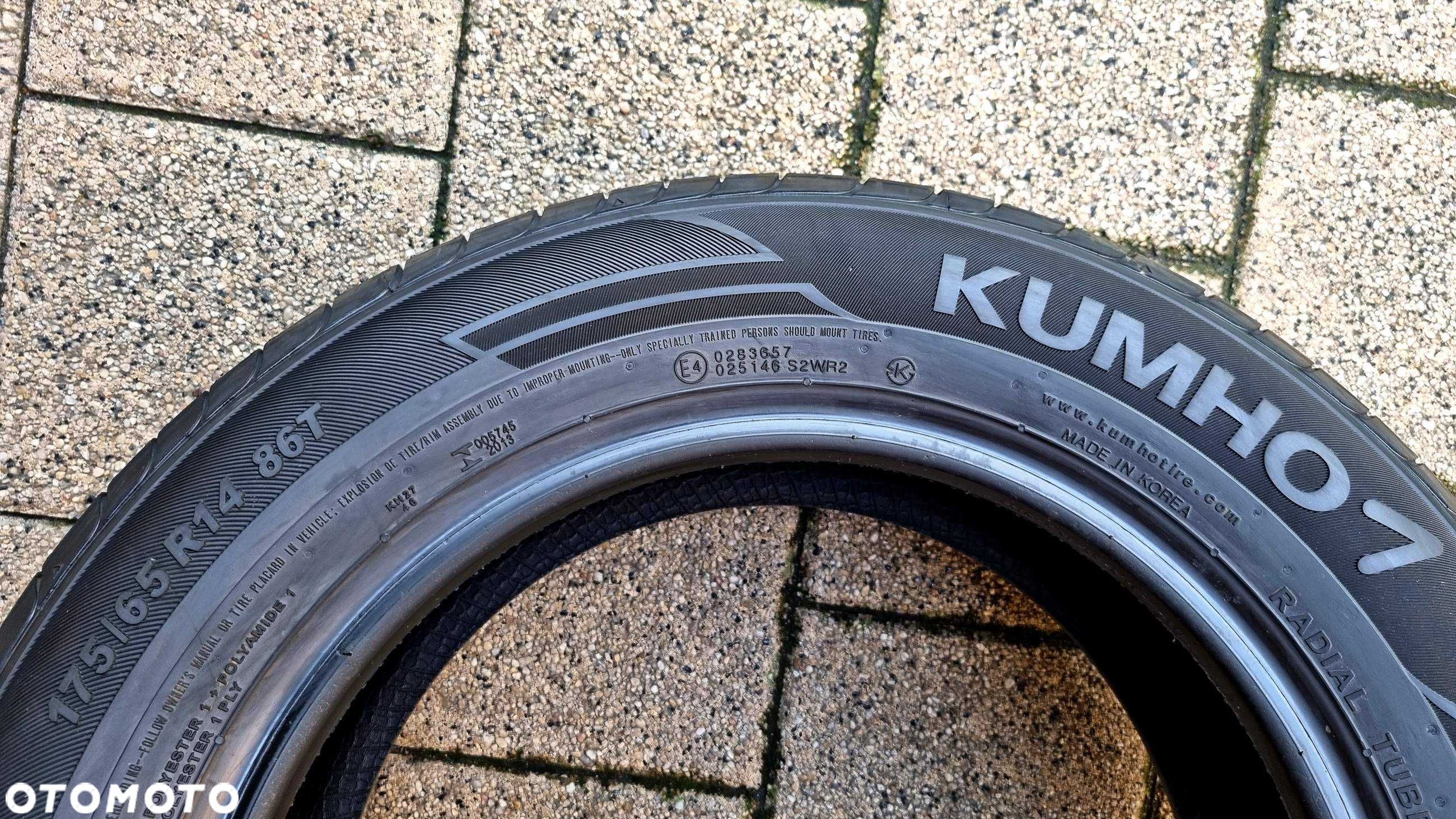 Kumho Ecowing ES01 KH27 175/65R14 86T Korea XL Rok 2023.52 - Nowe - 5