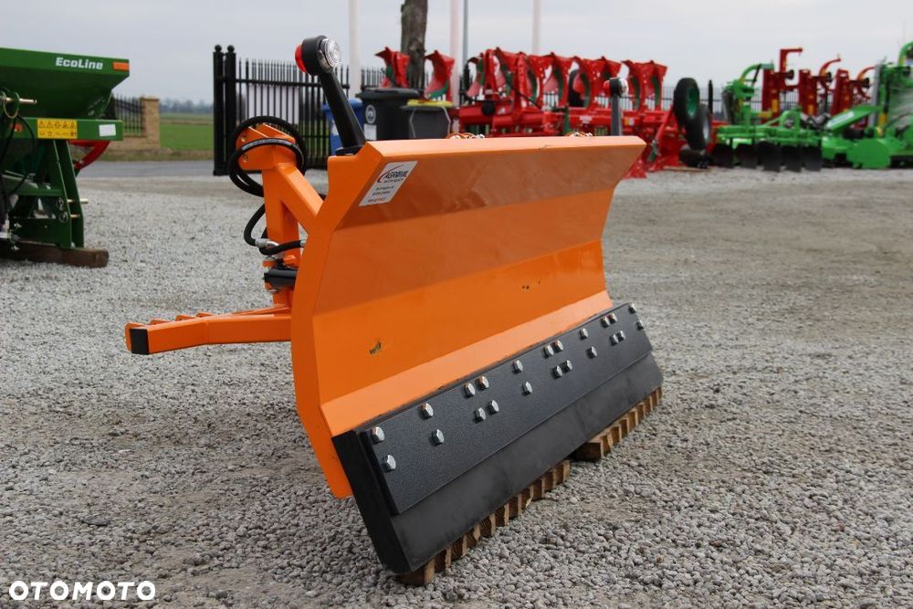 Pług pługi do śniegu mocowany składany prosty light Metal-Technik - 4