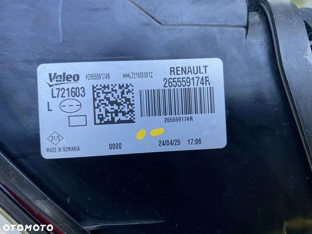 LAMPA TYŁ TYLNA LEWA DACIA DUSTER III 265559174R - 6