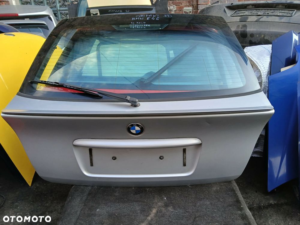 BMW E46 Compact klapa bagażnika titansilber metallic - 5