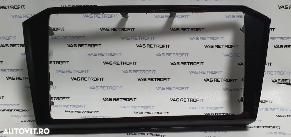 Rama Adaptoare Navigatie Display 9.2 inch Passat B8 3G Piano Black - 5