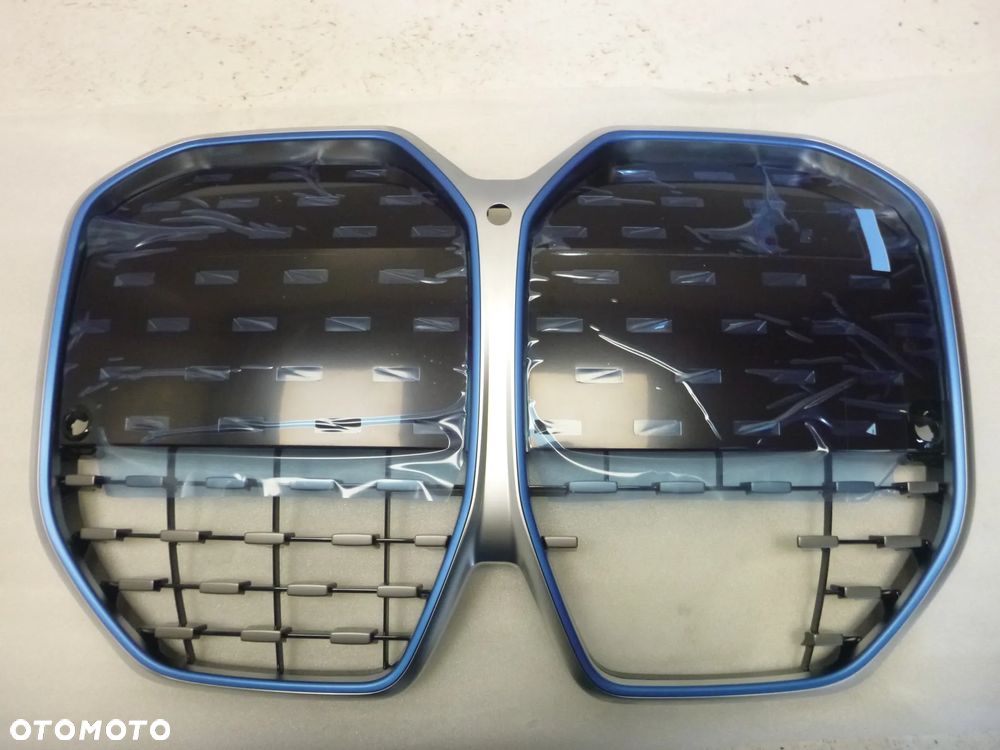 BMW I4 4 G26 GRILL NERKA ATRAPA CHŁODNICY NIEBIESKA BLUE ORYGINAŁ - 2