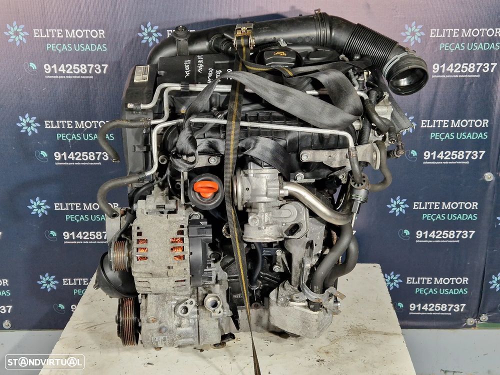 Motor usado BKD SKODA OCTAVIA 2.0 TDI 140CV COLAÇA C AUDI A3 LEON VOLKSWAGEN GOLF - 2