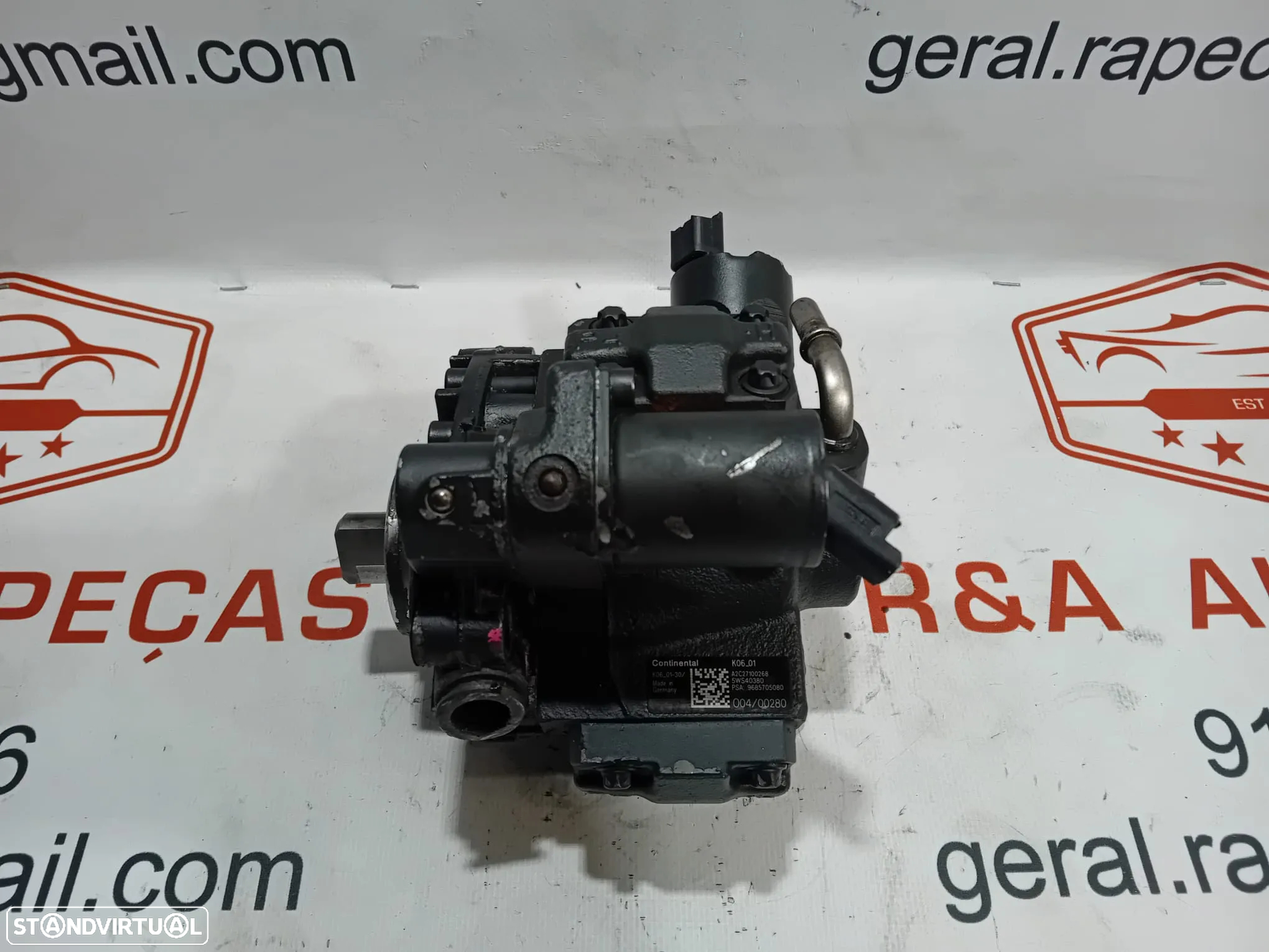 Bomba Injetora/ Bomba de Injeção / Alta Pressão 1.6 HDI PSA Continental Original - 9