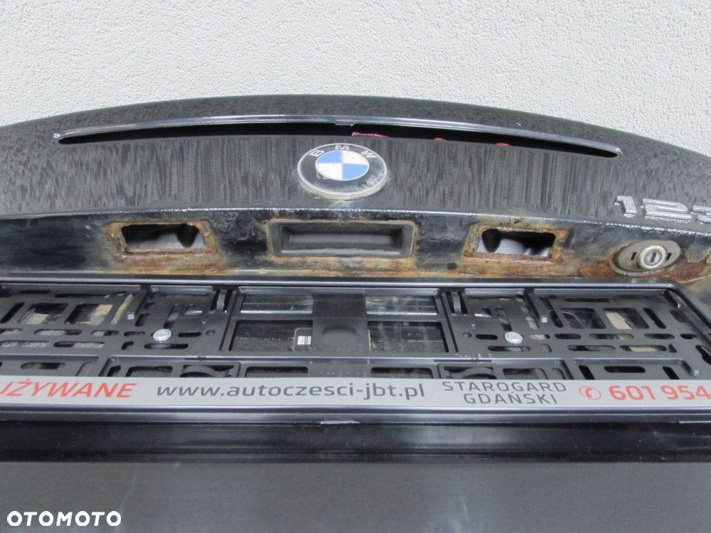 BMW 1 E82 M1 04-12 KLAPA BAGAZNIKA TYL BLACK SAPPHIRE METALIK - 9