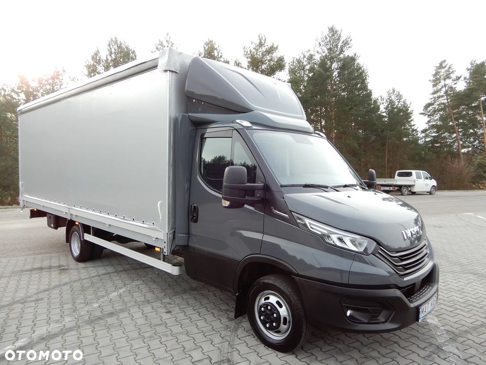 Iveco DAILY 50C18 Hi-Matic Firana Obustronna + Dach Suwany Skrzynia 6310 mm 12 Euro Palet Rozstaw Osi 4750 mm WZMACNIANY Full Opcja Wyposażenia GWARANCJA FABRYCZNA Stan Jak Nowy Gotowy Dostępny POLECAM - 8
