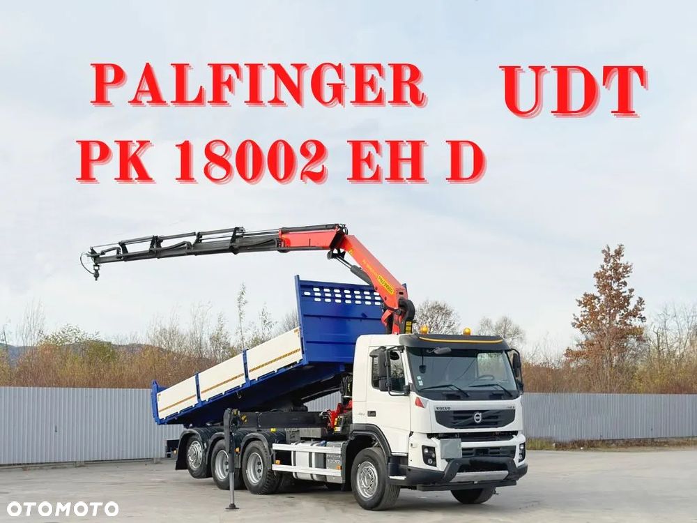 Volvo FMX 460 * WYWROTKA 6,40 m + PALFINGER PK 18002 EH D + PILOT / 8x4