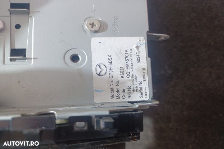 Radio cd GP9E66DSX Mazda 6 GG [facelift] [2005 - 2007] wagon 2.0 MZR- - 4