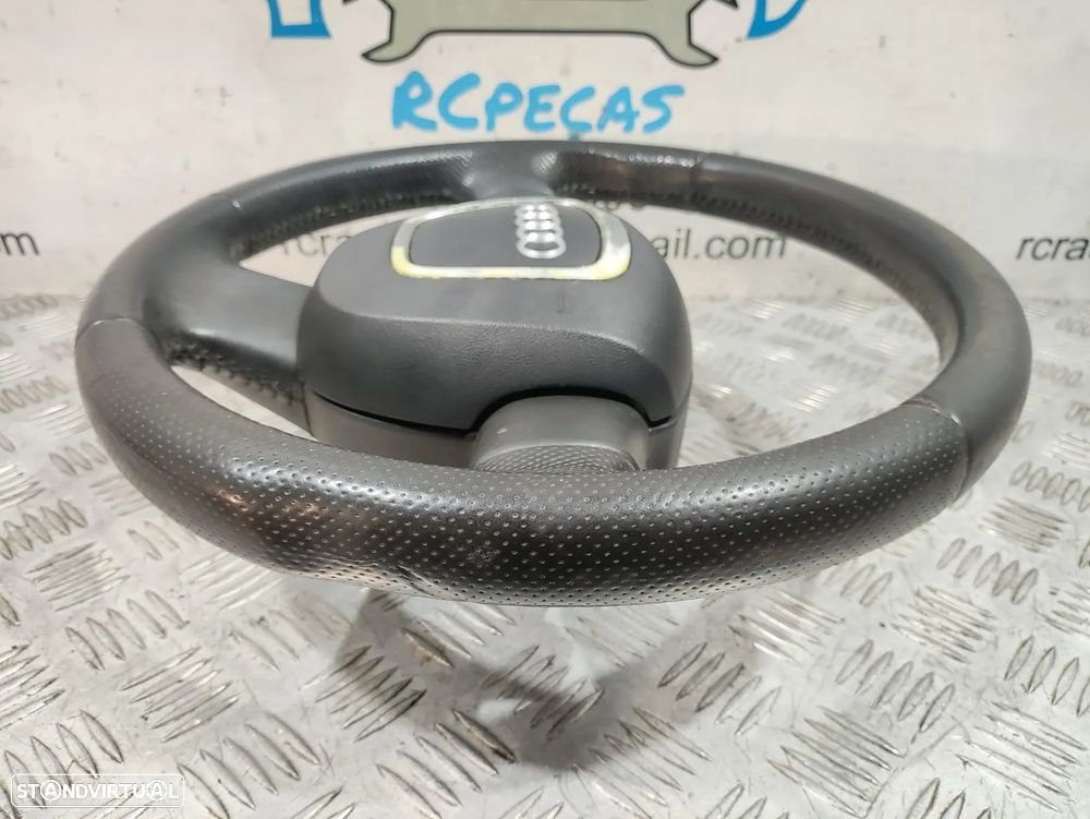 Volante + Airbag Completo em pele perfurada Audi A3 8P - 6