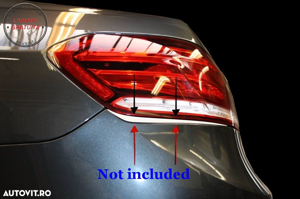 Stopuri LED Mercedes E-Class W212 (2009-2013) Facelift Design Rosu Clar- livrare gratuita - 9