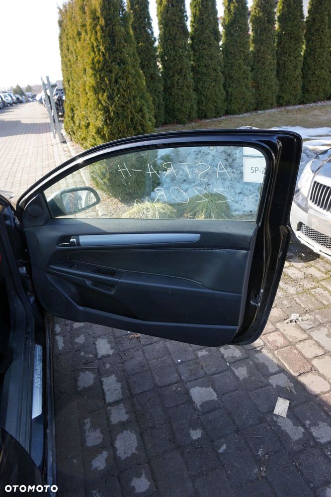 DRZWI PRZEDNIE PRAWE ASTRA III H 3D HB Z20R  CZARNY OPEL 2004-2006 - 8