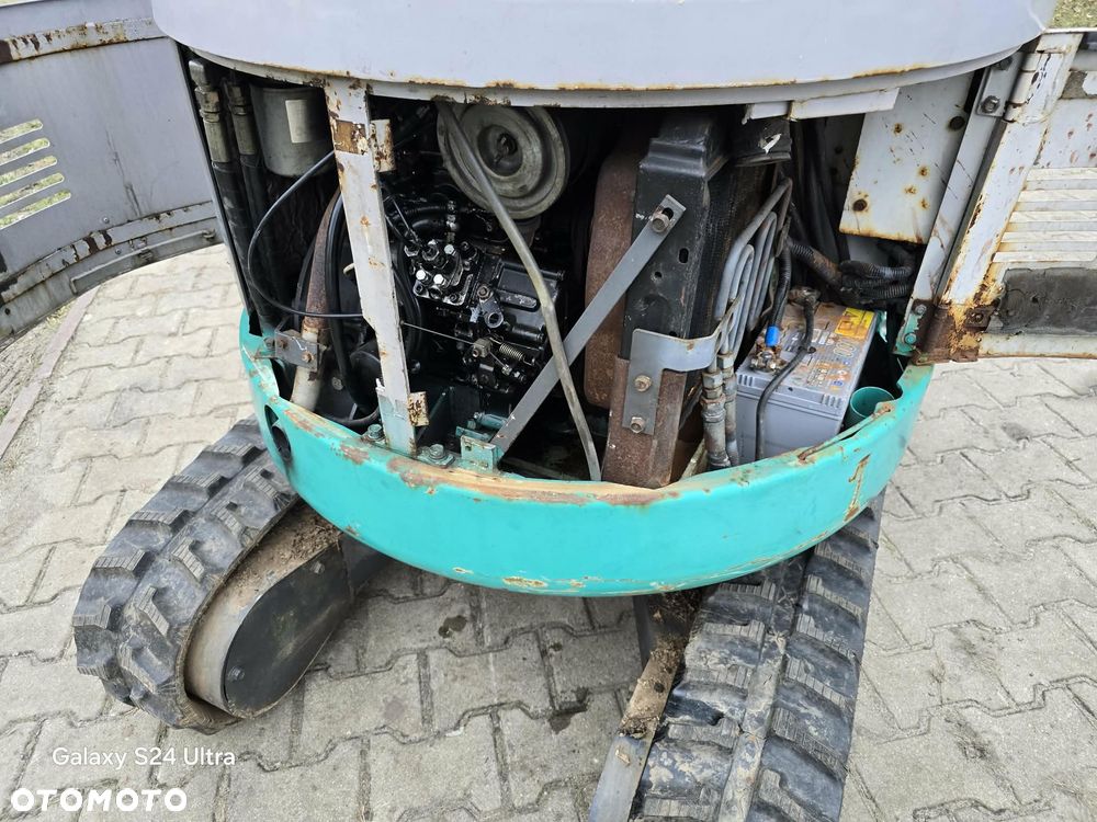 Kubota IHI is9ux Japonska minikoparka Oryginalna po serwisie 1 tona 1653 moto godziny Yanmar Film - 13