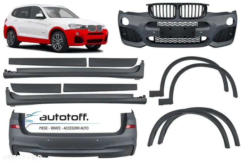 Pachet exterior compatibil BMW X4 F26 (14-17) M Design - 1