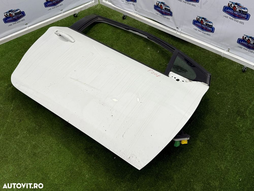 USA PORTIERA DREAPTA PEUGEOT 208 2015 1.0 BENZINA COD OEM 9805822480 / HATCHBACK 3 USI 2012-2019 - 7