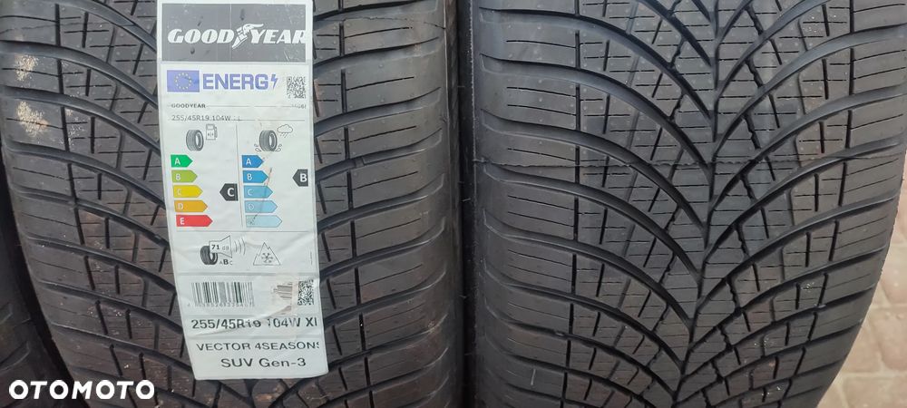 Opony Całoroczne Goodyear Vector 4Seasons 255/45/19 104W XL 2025r Dot 34/25 Starogard Gdański - Wysyłka !!! Nówka - 3
