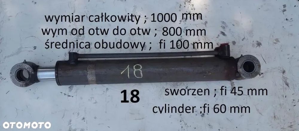 SIŁOWNIK HYDRAULICZNY STABILIZATOR HDS KIPER WYWROT IVECO DAILY - 13