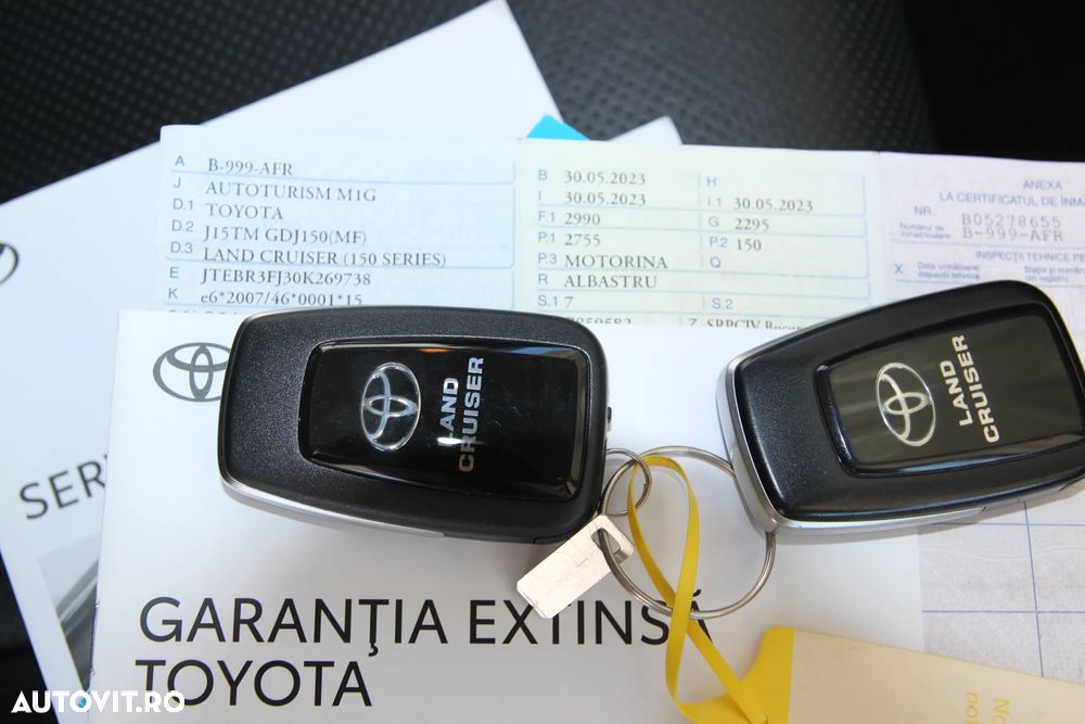 Toyota Land Cruiser 2.8l D-4D 204 CP A/T 7 locuri Luxury AVS Black - 23
