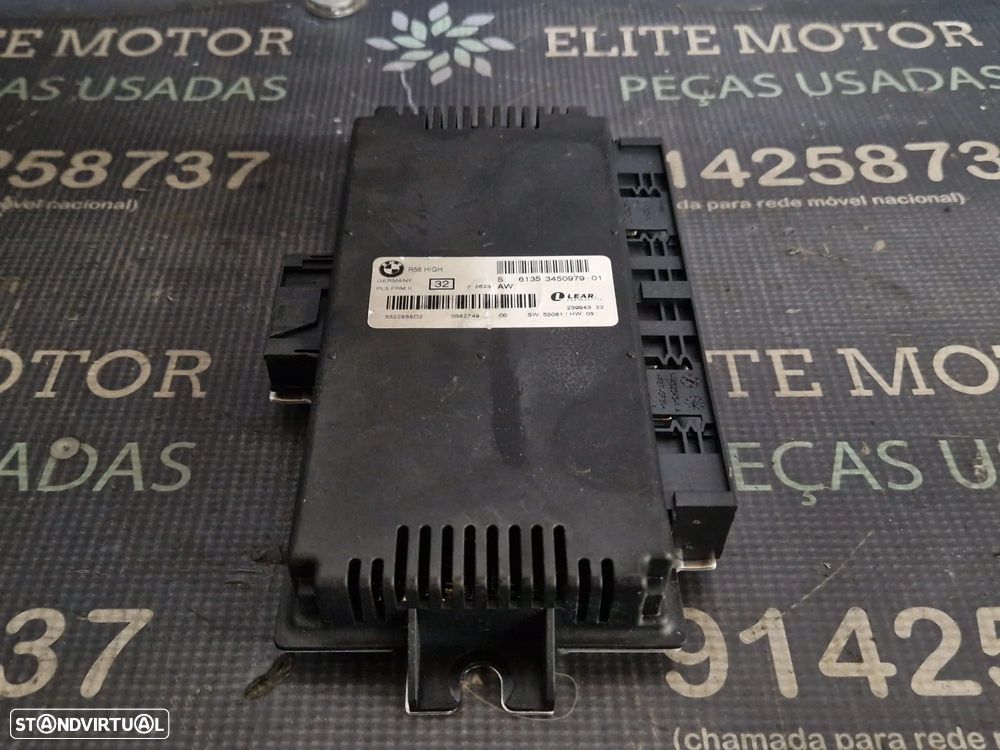 Modulo de luzes usado MINI ONE COOPER R56 6135 3450979-01 R55 R57