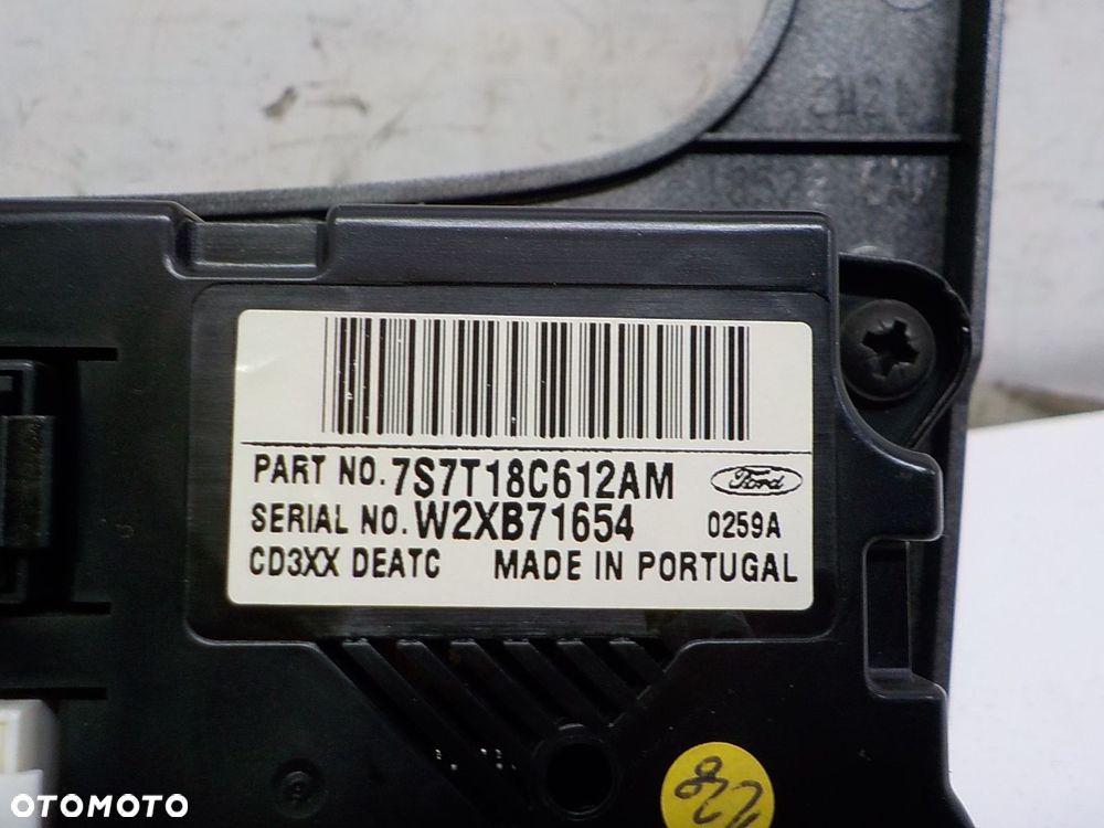 FORD MONDEO IV MK4 S-MAX GALAXY PANEL PRZEŁĄCZNIK KLIMATYZACJI - 2