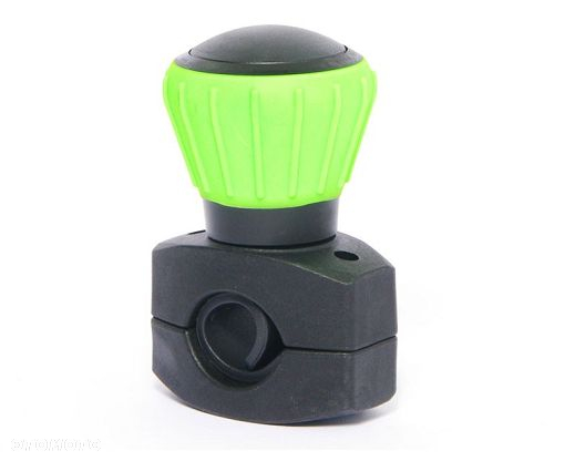 Gałka na kierownicę łożyskowana ZIELONA fi 52mm