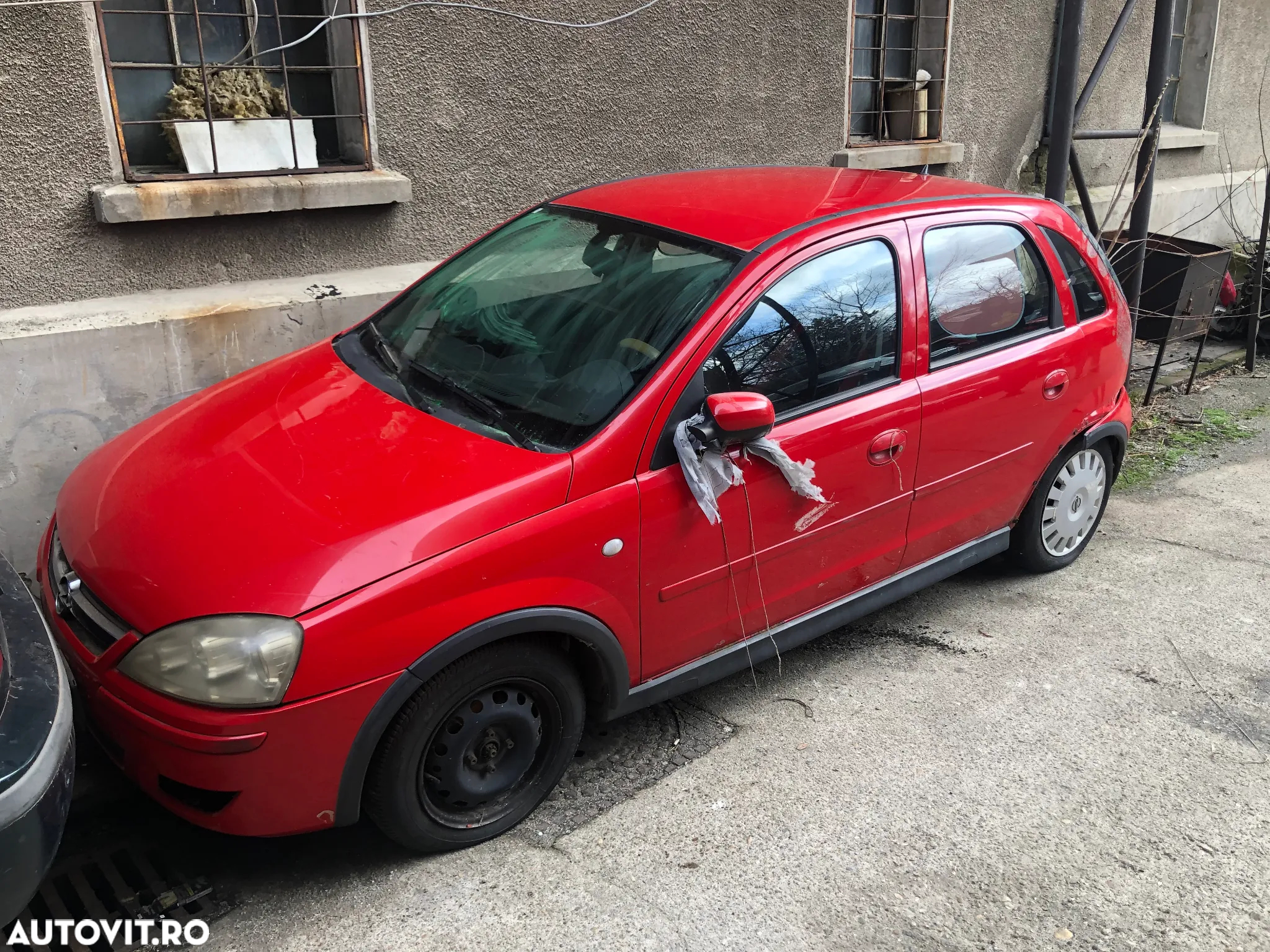 Capota fata motor Opel Corsa C facelift rosu 2005 - 3