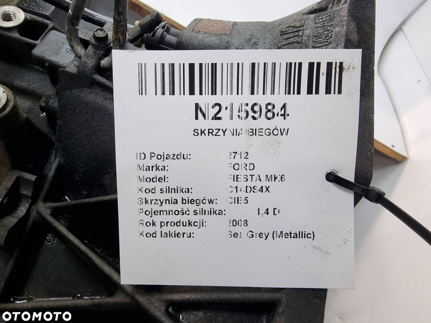 SKRZYNIA BIEGÓW FORD FIESTA MK6 2N1R - 7