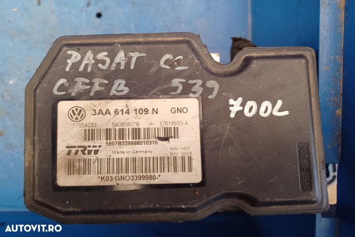 Pompa ABS 3AA614109N Volkswagen VW Passat CC 1 [2008 - 2012] Sedan 2. - 1