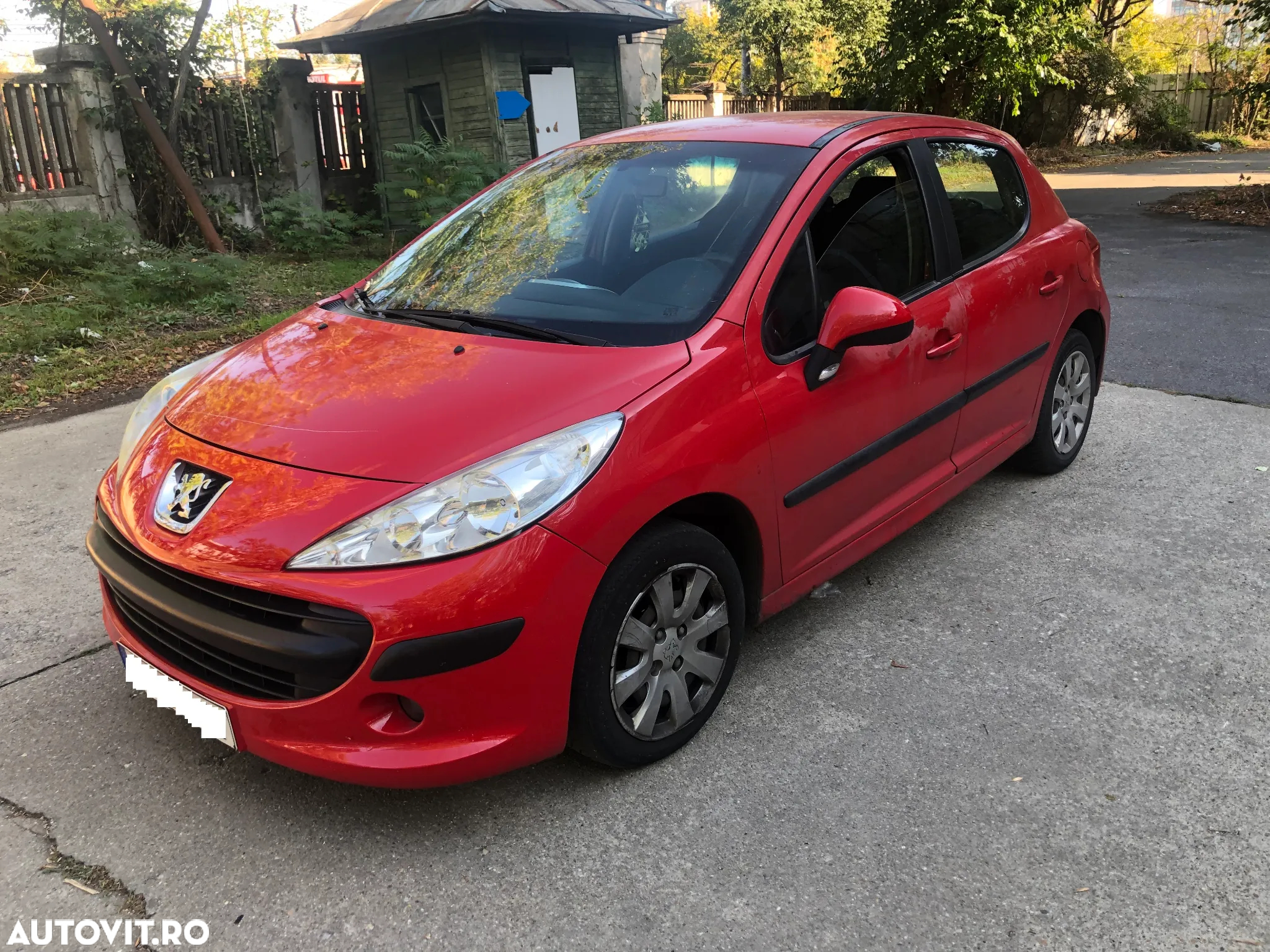 Aripa stanga/Aripa dreapta fata Peugeot 207 rosu - 3