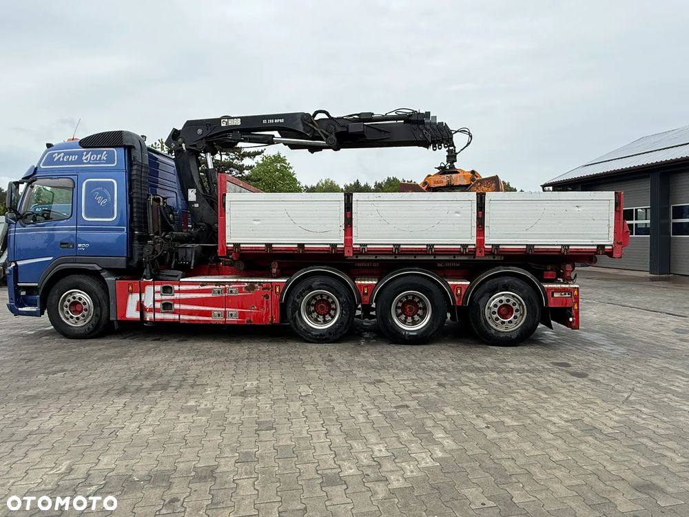 Volvo FM500 8x4 triadem wywrotka HDS HIAB 288-5 HiPro - 8