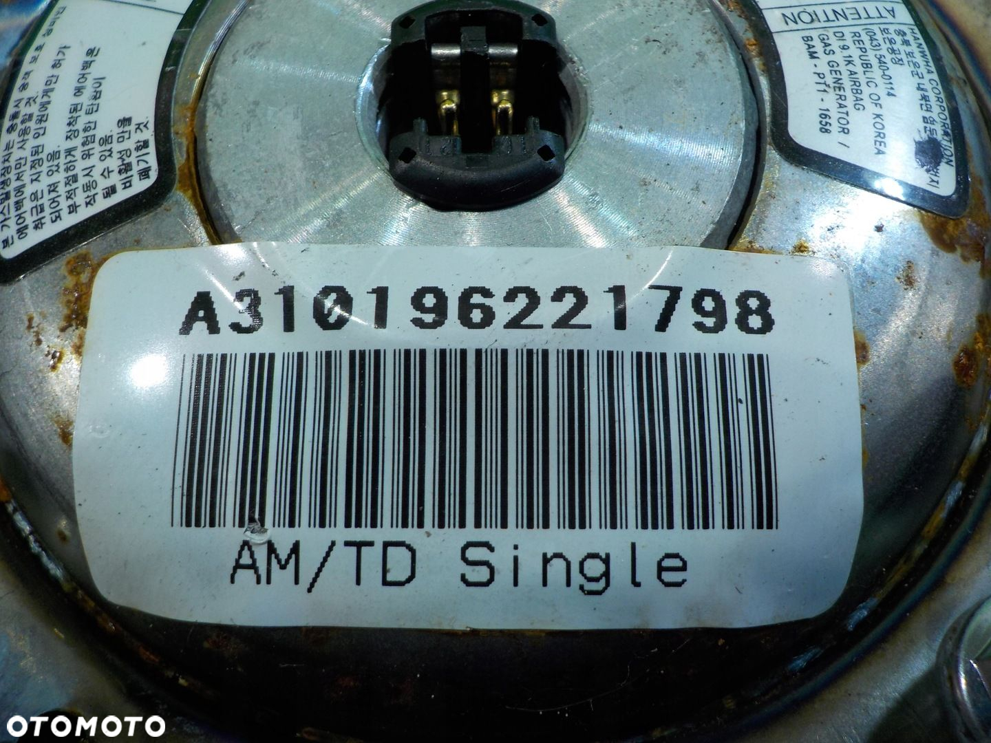 KIA SOUL 1.6 CRDI 10r 5D AIRBAG poduszka kierowcy 569002K200 - 4