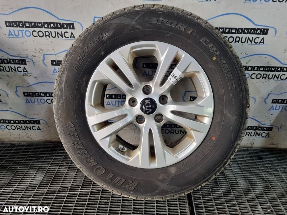 Jante aliaj Kia Sportage IV 2016 - 2018 (1355) R16 Cu anvelope 6*5j et 42*5 5*114*3 - 4