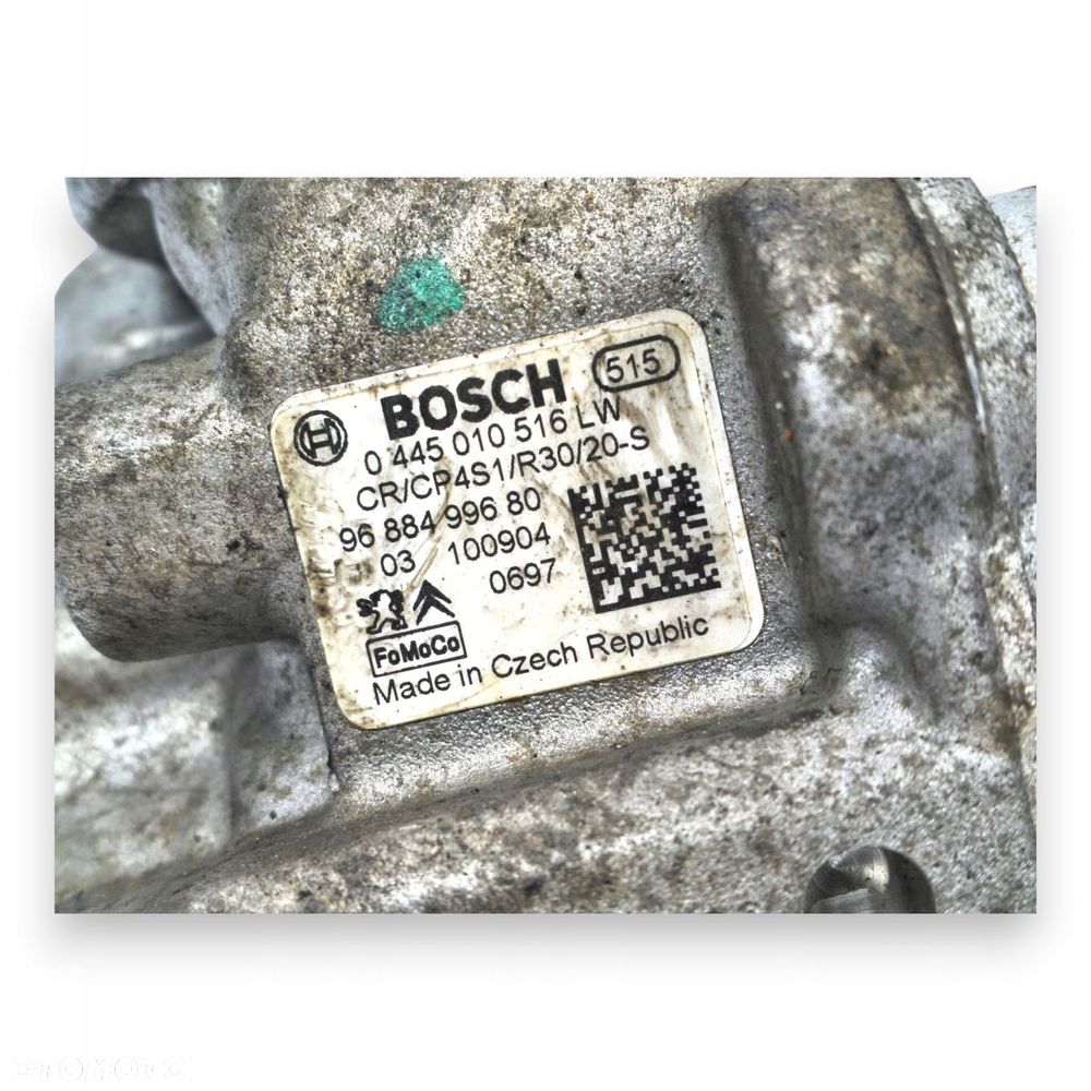 POMPA WTRYSKOWA Citroen C3 C4 Focus 1.6 HDi 0445010516 9688499680 BOSCH - 6